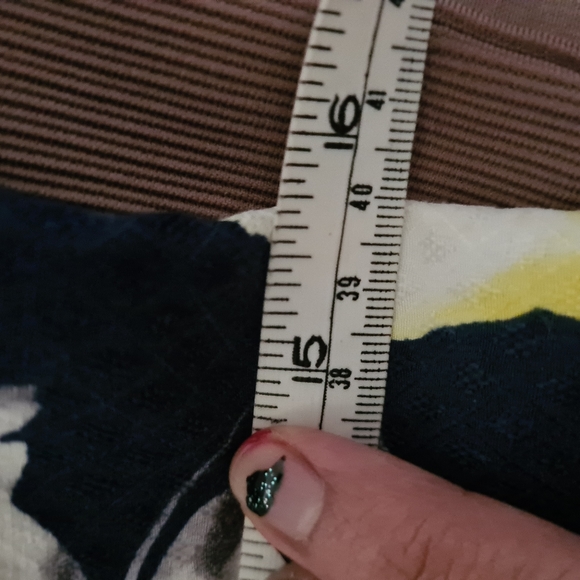 MIA 12 Yellow Blue Floral Midi Dress | Semi-Formal Clothes Party | Flower Dress - Picture 6 of 8